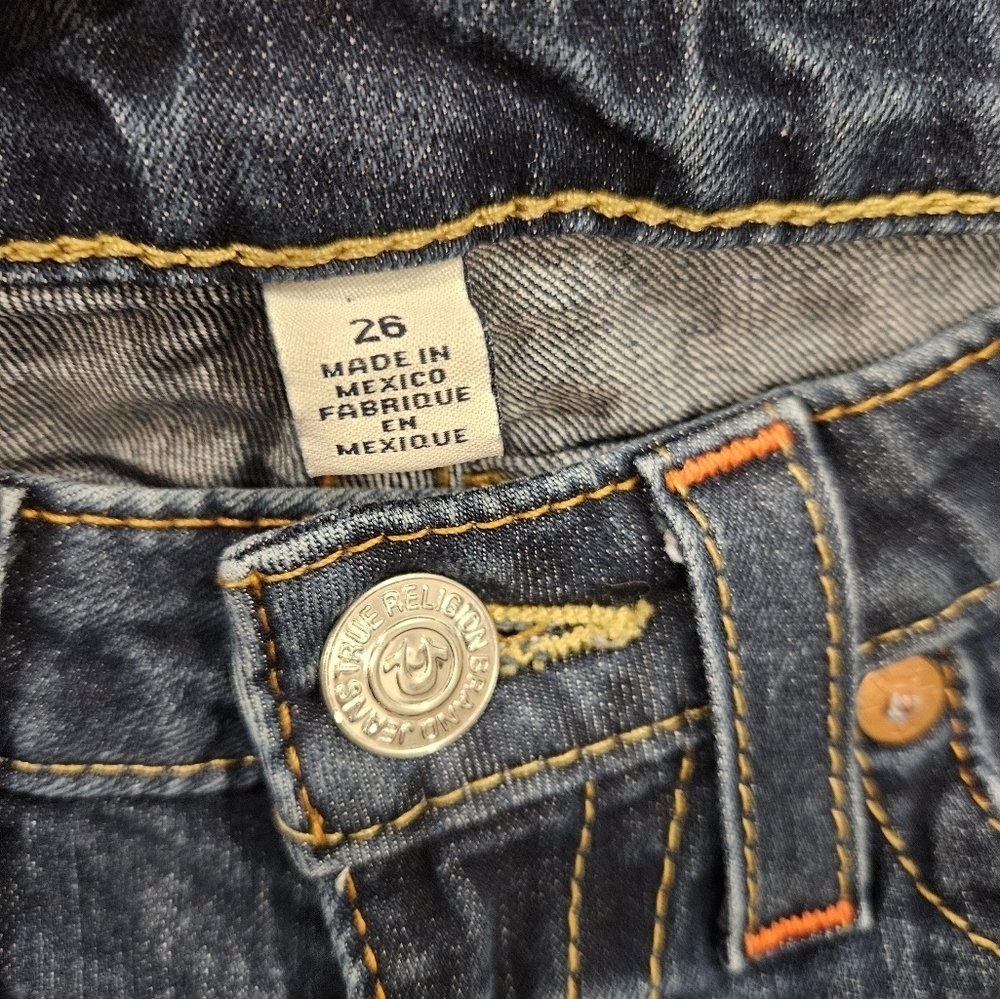 True Religion Bootcut Jeans w/ Flap Pockets - SIZE 26 - Picture 9 of 16